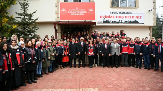 Tarım ve Orman Bakanı Yumaklı, Kastamonu İl Müdürlüğünü Ziyaret Etti