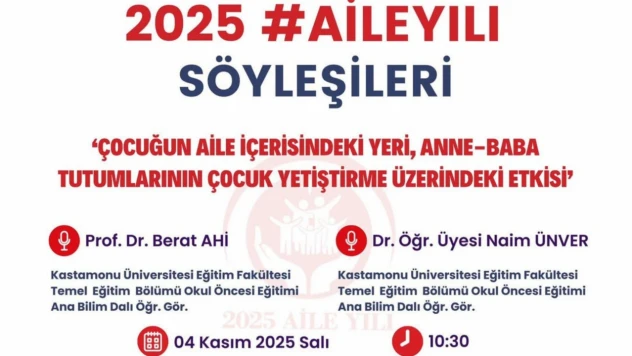 Taşköprü'de 'Aile Yılı Söyleşileri' Düzenlenecek