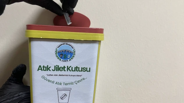 Taşköprü'de Berberlerde Atık Jilet Toplama Kampanyası Başladı