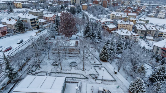 Taşköprü'de Kar Kartpostallık Görüntüler Oluşturdu