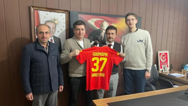 Taşköprüspor'dan İlçe Milli Eğitim Müdürüne Ziyaret