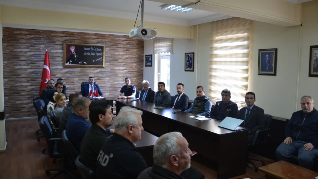 Tatbikat Öncesi Toplantı Yapıldı