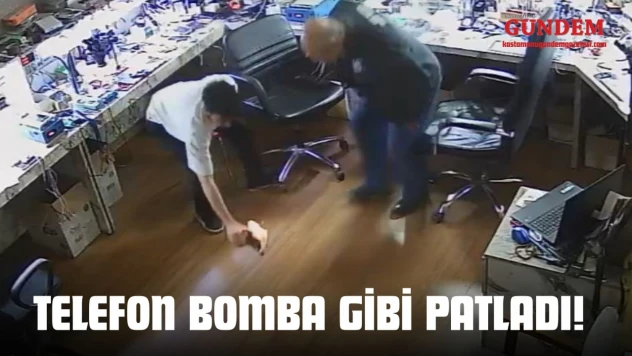 Telefon Bomba Gibi Patladı!