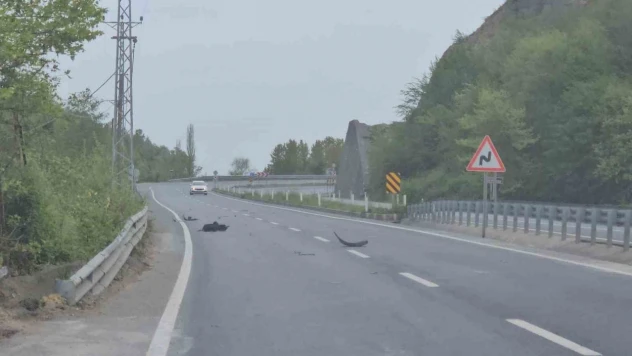 Tırın Lastiği Patladı, Facia Ucuz Atlatıldı