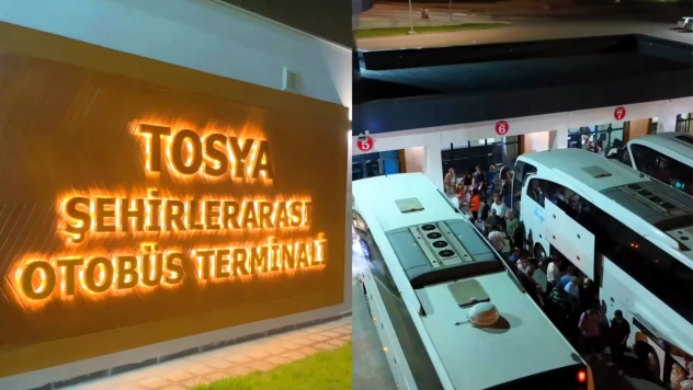 Tosya Otogarı Bayramın Son Gününde Doldu Taştı