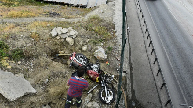 Tosya'da motosikletle otomobil çarpıştı: 1 yaralı