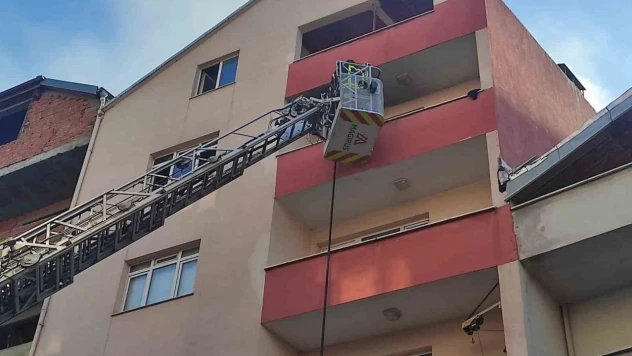 Türkeli'de Apartman Dairesinde Yangın