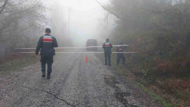 Türkeli'de Heyelan Nedeniyle Köy Yolu Ulaşıma Kapandı