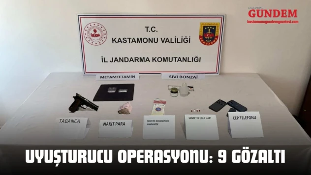 Uyuşturucu Operasyonu: 9 Gözaltı