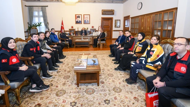 Vali Dallı, Acil Çağrı Merkezi Personelini Kabul Etti