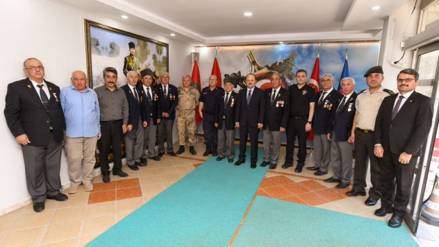 Vali Dallı'dan Türkiye Muharip Gaziler Derneği Kastamonu Şube Başkanlığına Ziyaret