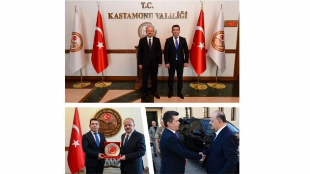 Vali Dallı'ya Veda Ziyareti