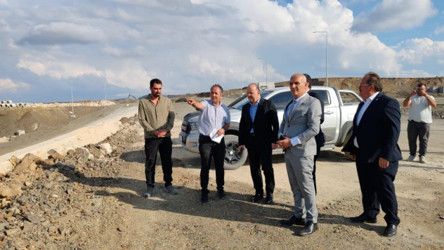 Vali Meftun Dallı'dan Organize Tarım Bölgesinde İnceleme