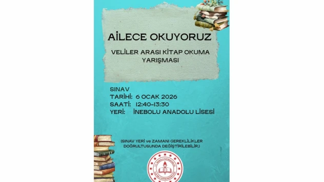 Veliler Arası Kitap Okuma Yarışması Düzenlenecek