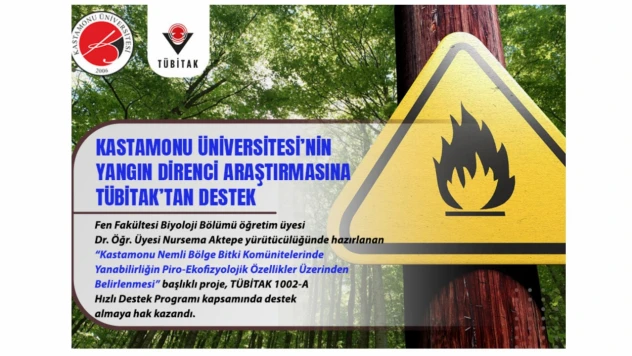 Yangın Direnci Araştırmasına TÜBİTAK'tan Destek