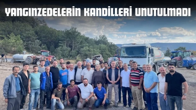 Yangınzedelerin Kandilleri Unutulmadı
