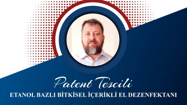 Yerli Dezenfektan Patenti Tescillendi