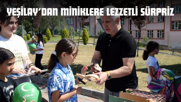Yeşilay'dan Miniklere Lezzetli Sürpriz