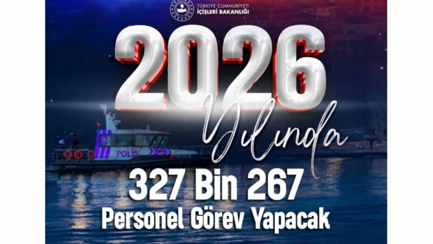 Yılbaşında 325 Bin 267 Personel Görevlendirdi