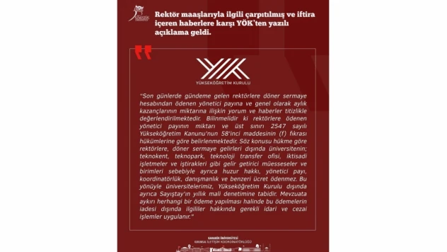 YÖK Ve Üniversiteden İddialara Yanıt