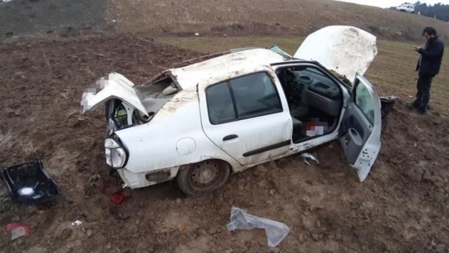 Yoldan Çıkan Otomobil Defalarca Takla Atarak Hurdaya Döndü