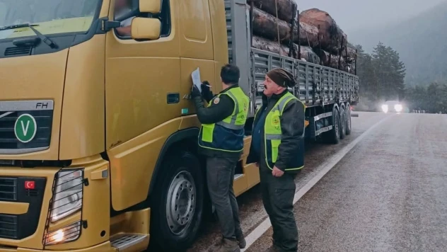 Yüklü Araçlar Tek Tek Kontrol Edildi