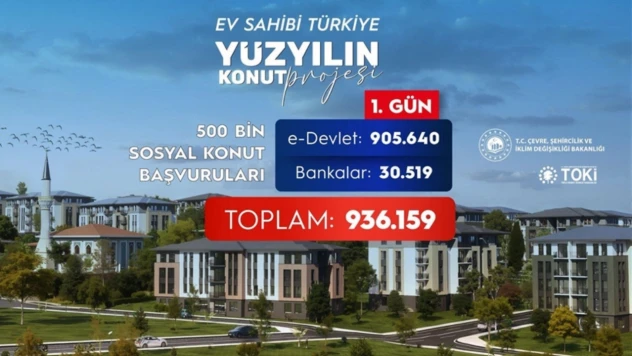 Yüzyılın Konut Projesi'ne Rekor Başvuru!