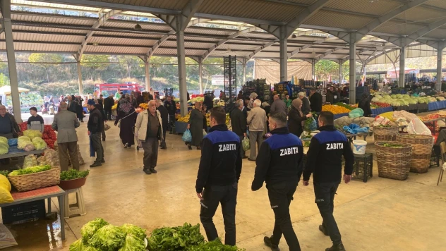 Zabıta Ekiplerinden Pazar Denetimi