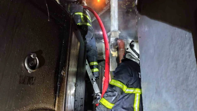 Zonguldak'ta Alevler Geceyi Aydınlattı!