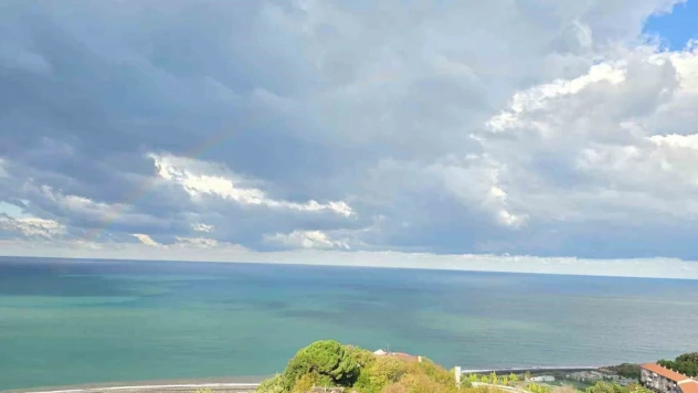 Zonguldak'ta Gök Kuşağı İle Hortumlar Ortaya Çıktı