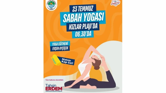 Zonguldak'ta Güne Yoga ile Başlangıç: Kızlar Plajı'nda Sabah Etkinliği