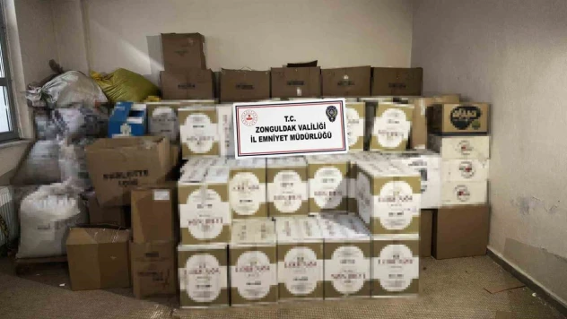 Zonguldak'ta Kaçak Ürünlere El Konuldu