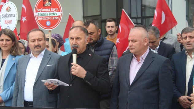 SAĞLIK-SEN Kastamonu Şube'den İsrail'e tepki