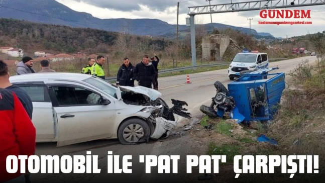 Kastamonu'da Otomobil İle 'Pat Pat' Çarpıştı: 3 Yaralı
