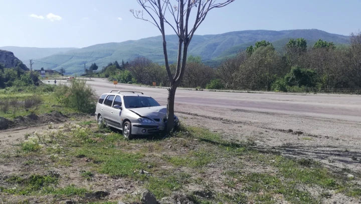 Ağaca Çarptı