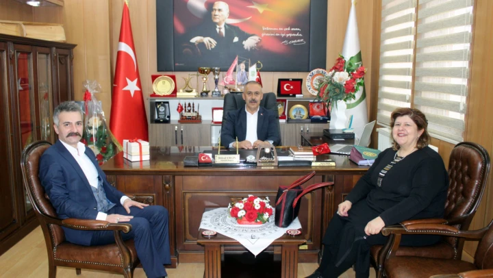 Ağlı Belediye Başkanı Bülent Ergin'de Ziyaret
