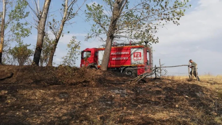 Anız yangınları korkuttu