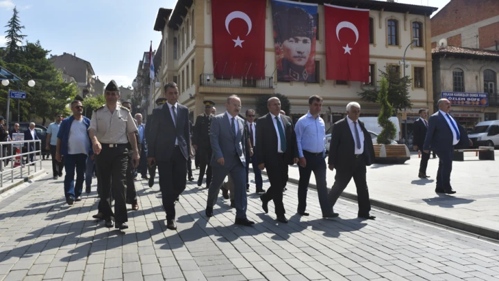 Atatürk'ün Taşköprü'ye gelişinin 92'nci yılı kutlandı