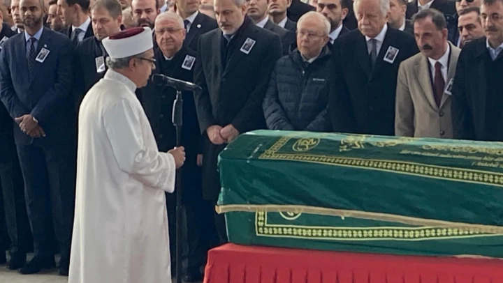 Bakan Güler'in Vefat Eden Babası Son Yolculuğuna Uğurlandı
