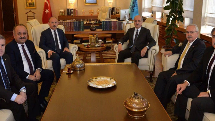 Bakan Kurtulmuş'a teşekkür ziyareti
