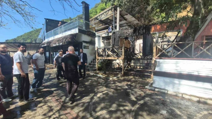 Bartın'da Turistik Otelde Yangın