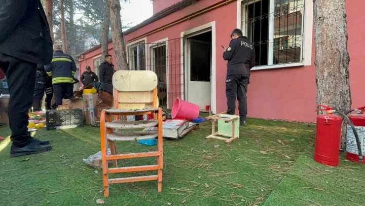 Bolu'da Korkutan Yangın