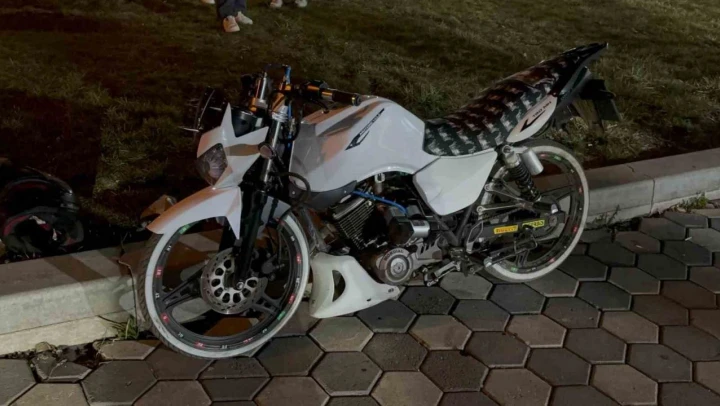 Motosikletli Cezadan Kaçamadı