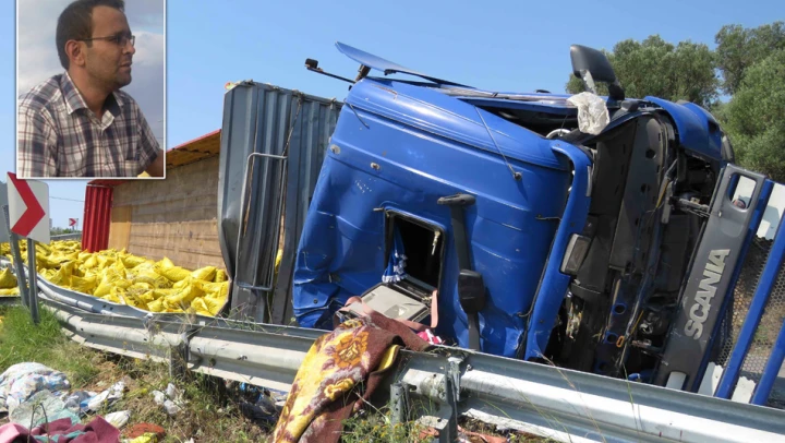 Çanakkale'de trafik kazası: 1 ölü, 1 yaralı