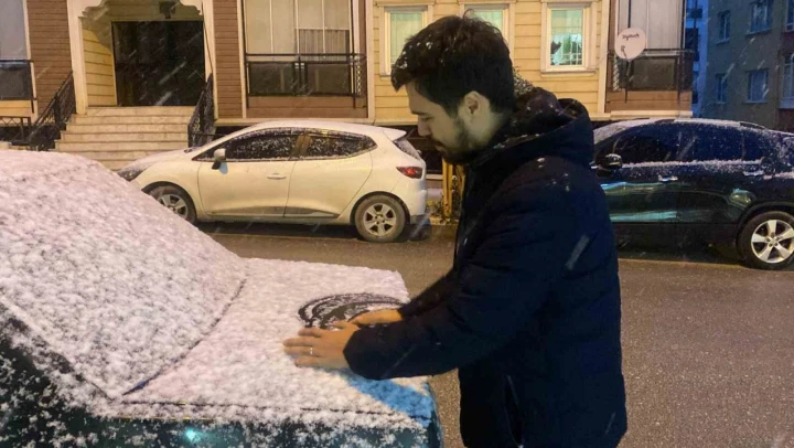 Çankırı'da Kar Yağışı Etkili Oldu