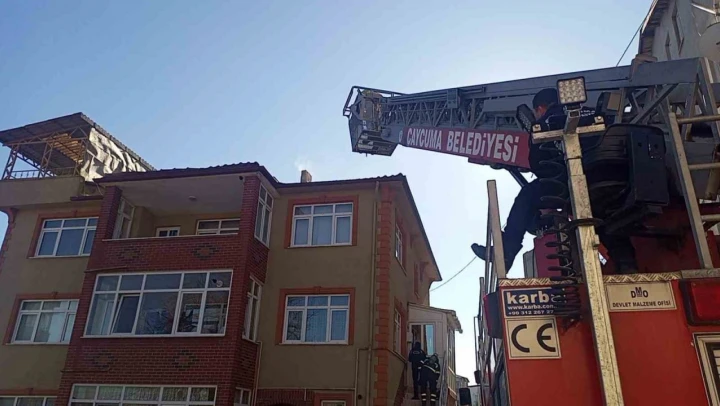 Çaycuma'da Ev Yangını Korkuttu
