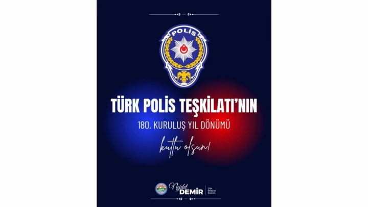 Cide Belediyesi'nden Polis Haftası Mesajı