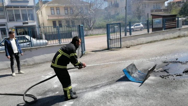 Cide'de Yangın Tatbikatı Gerçekleştirildi