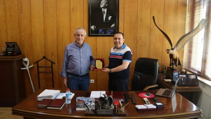 Cide Kaymakamı'ndan teşekkür ziyareti