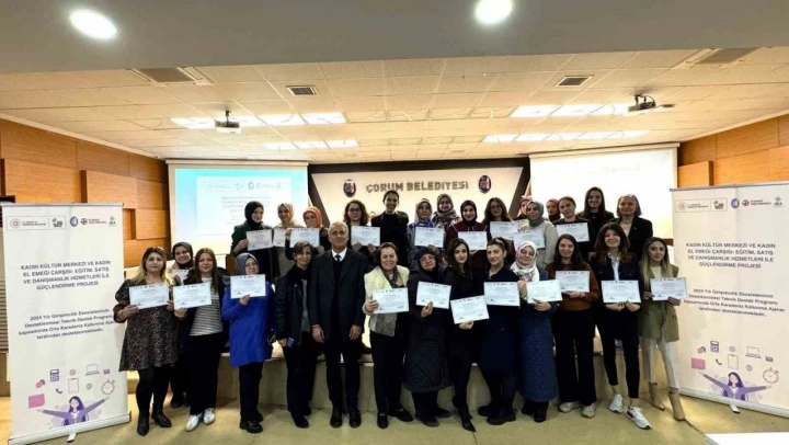 Çorum Belediyesi'nden Girişimci Kadınlara Destek